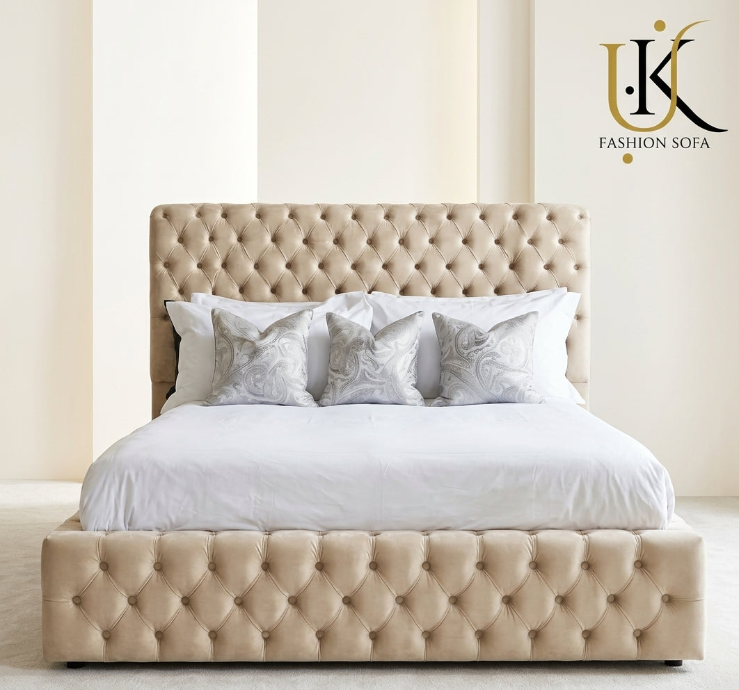 Ambassador luxury upholstered bed frame