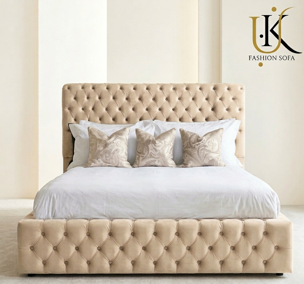 Ambassador luxury upholstered bed frame
