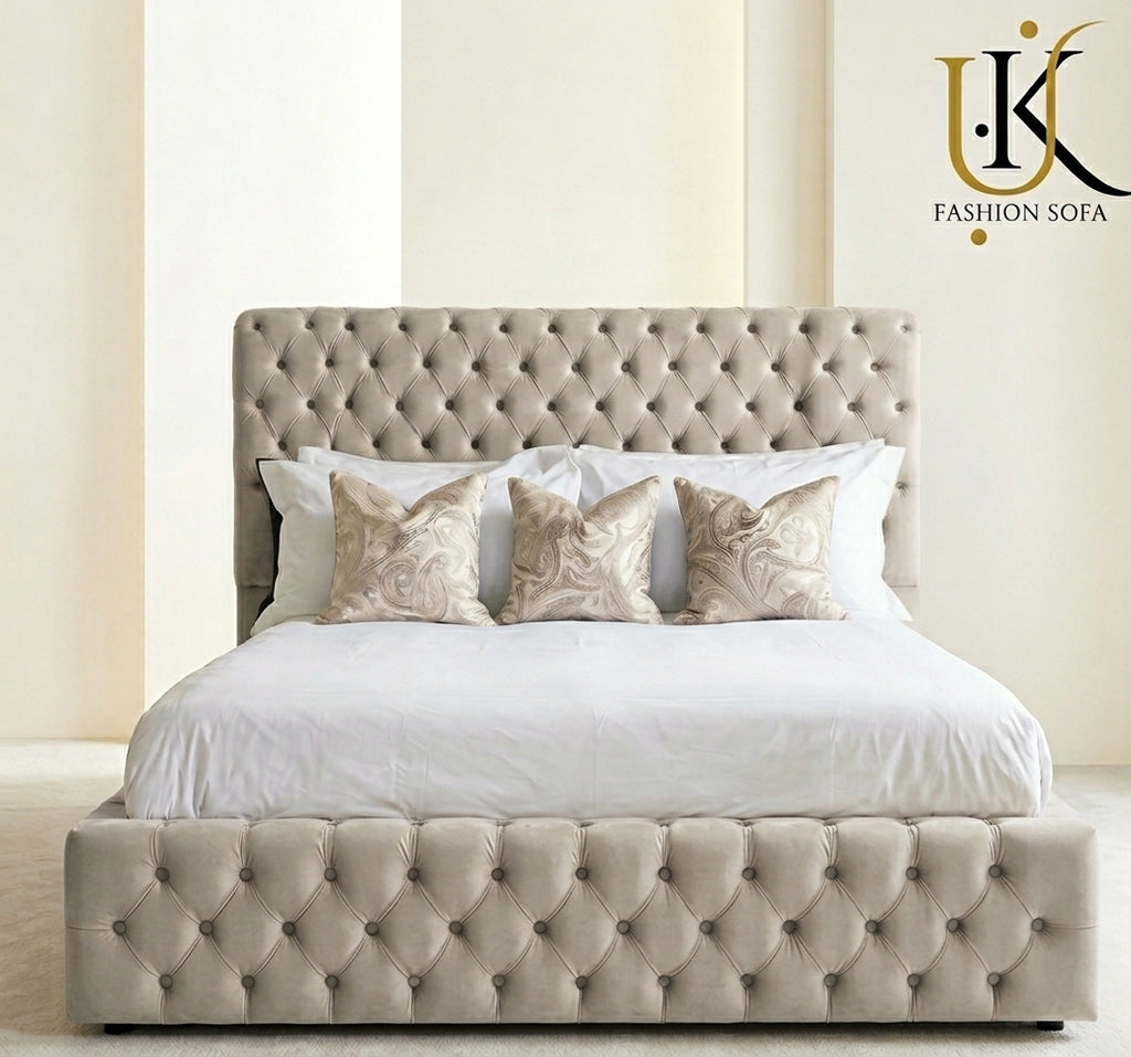 Ambassador luxury upholstered bed frame