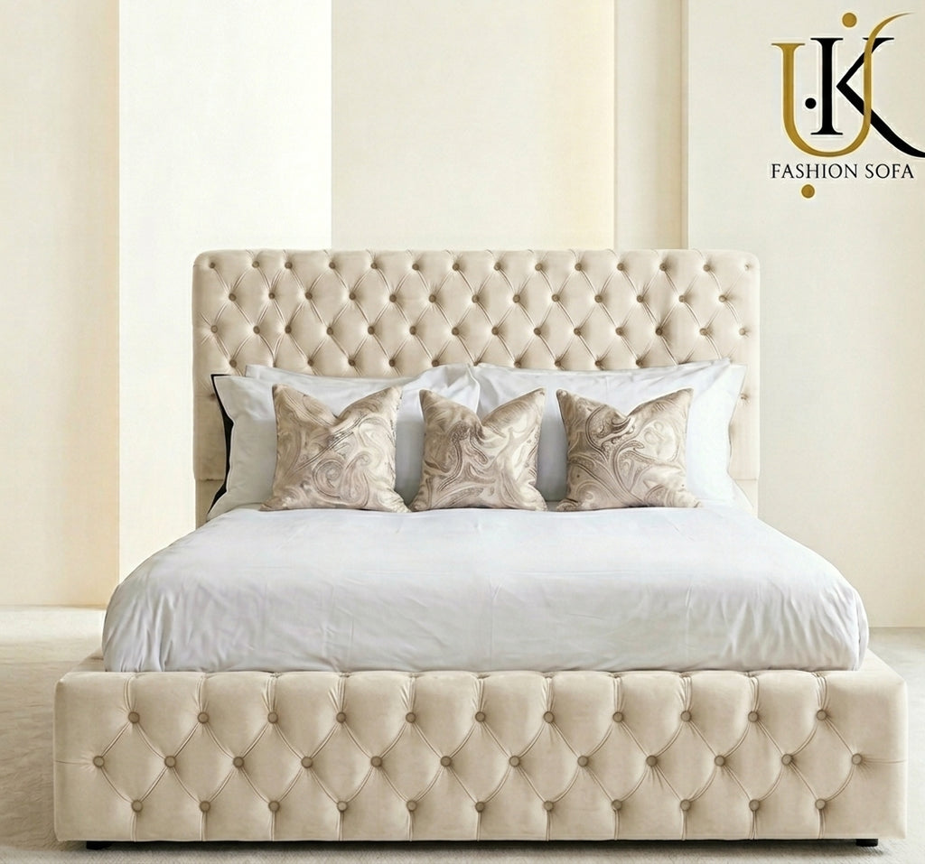 Ambassador luxury upholstered bed frame