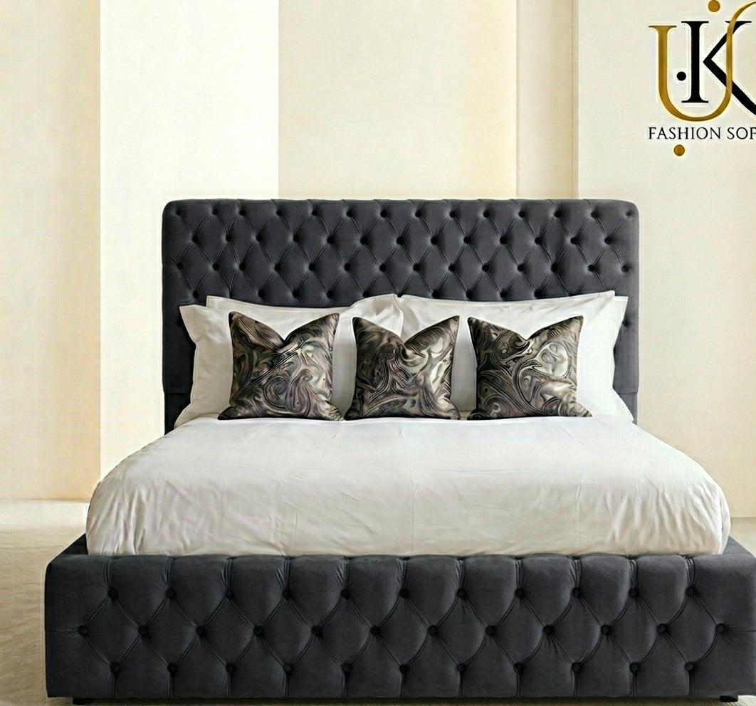 Ambassador luxury upholstered bed frame