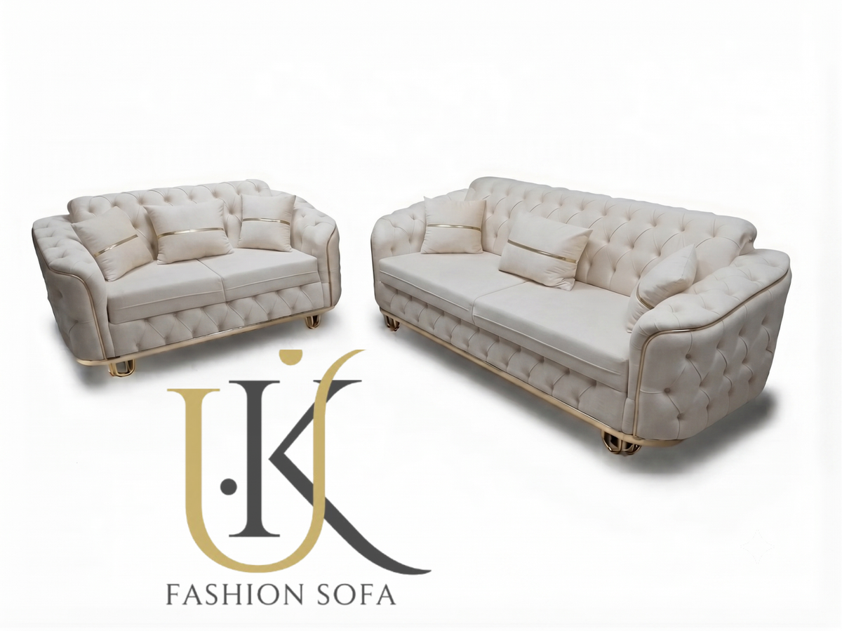 Khalifa luxury velvet sofa