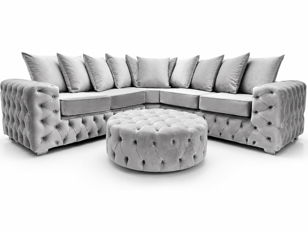 Luxury Scatter Back Fabric Sofa – Available in Multiple Colours