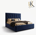 Solara modern upholstered bed frame