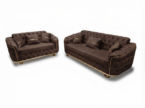 Luxury Khalifa Velvet Sofa – Available in All Colours