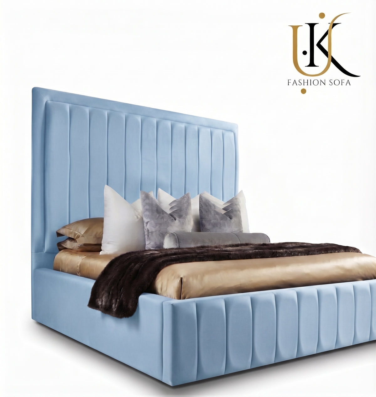 Duxiana luxury upholstered bed frame
