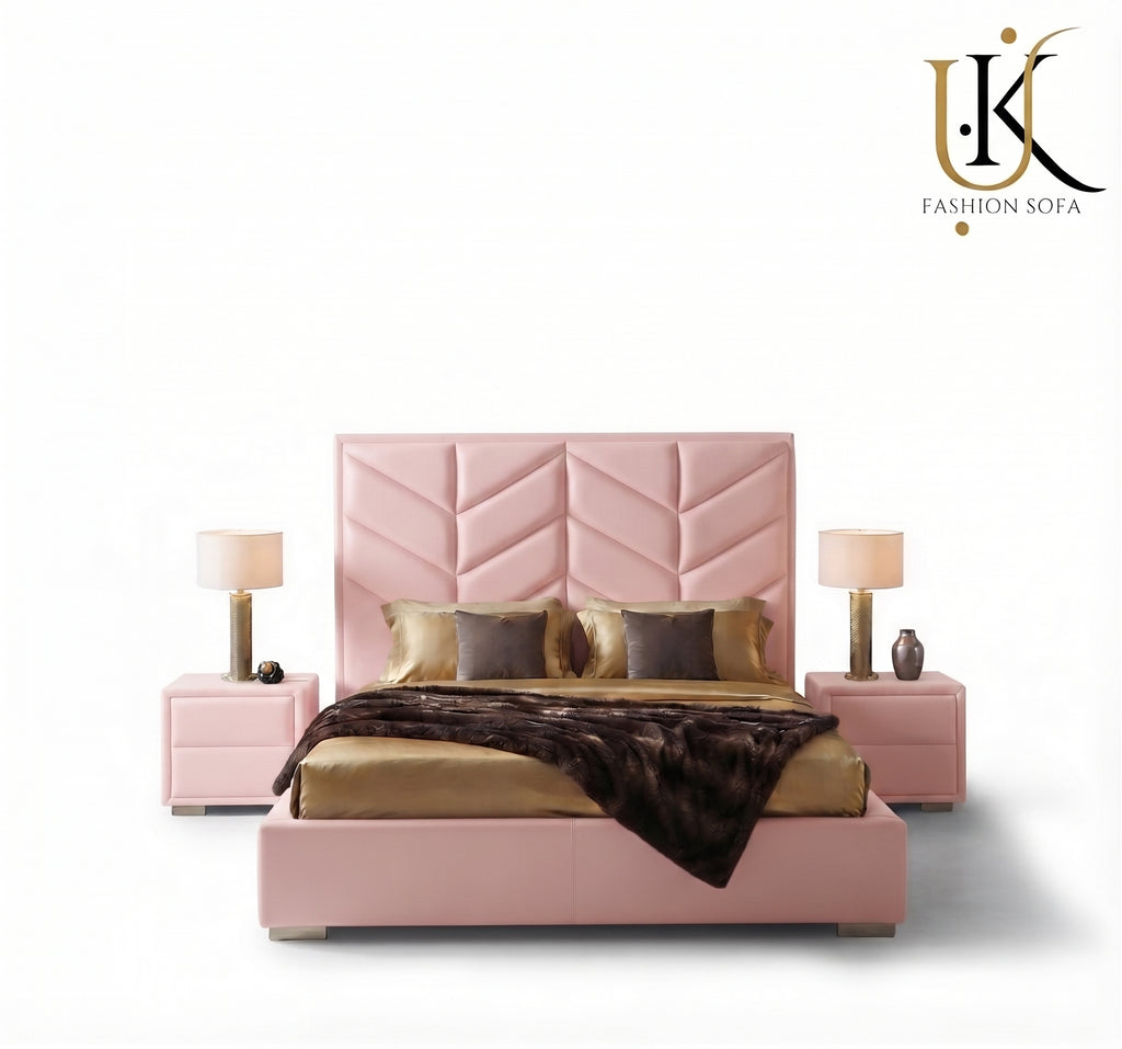 Elegance luxury upholstered bed