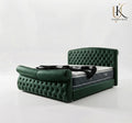 Austen tall winged buttoned luxury bed