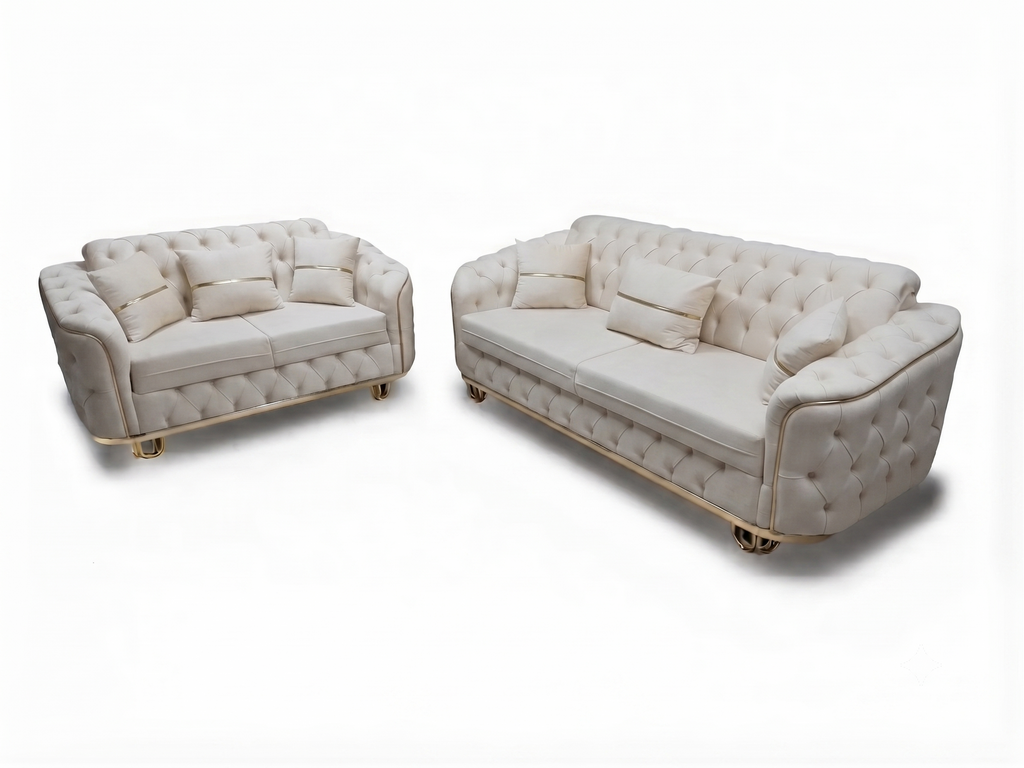 Luxury Khalifa Velvet Sofa – Available in All Colours