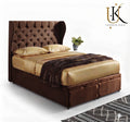 Regal luxury upholstered bed frame UK