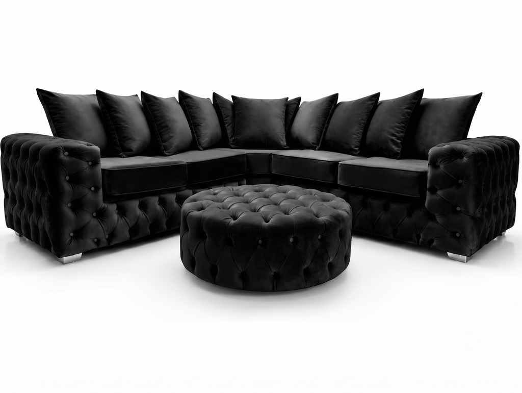 Luxury Scatter Back Fabric Sofa – Available in Multiple Colours