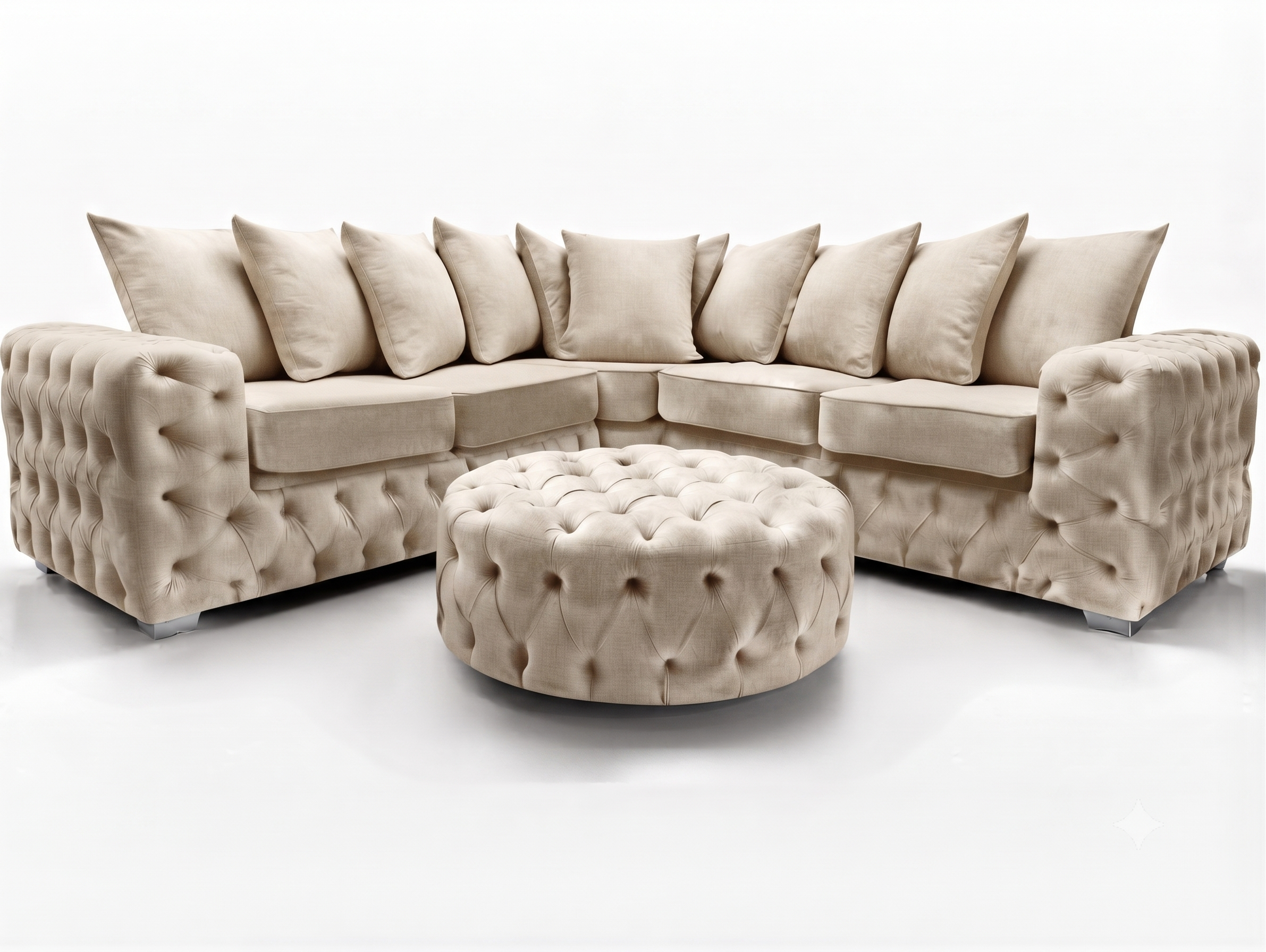Luxury Scatter Back Fabric Sofa – Available in Multiple Colours