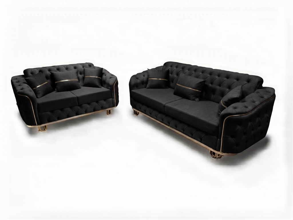 Luxury Khalifa Velvet Sofa – Available in All Colours