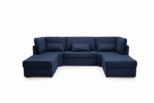 Luxury U Shape High Back Fabric Cushion Sofa – Available in Multiple Colours