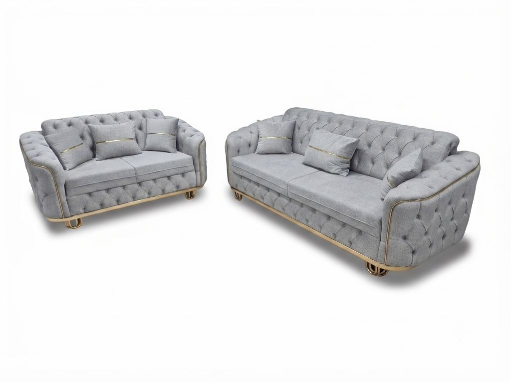 Luxury Khalifa Velvet Sofa – Available in All Colours