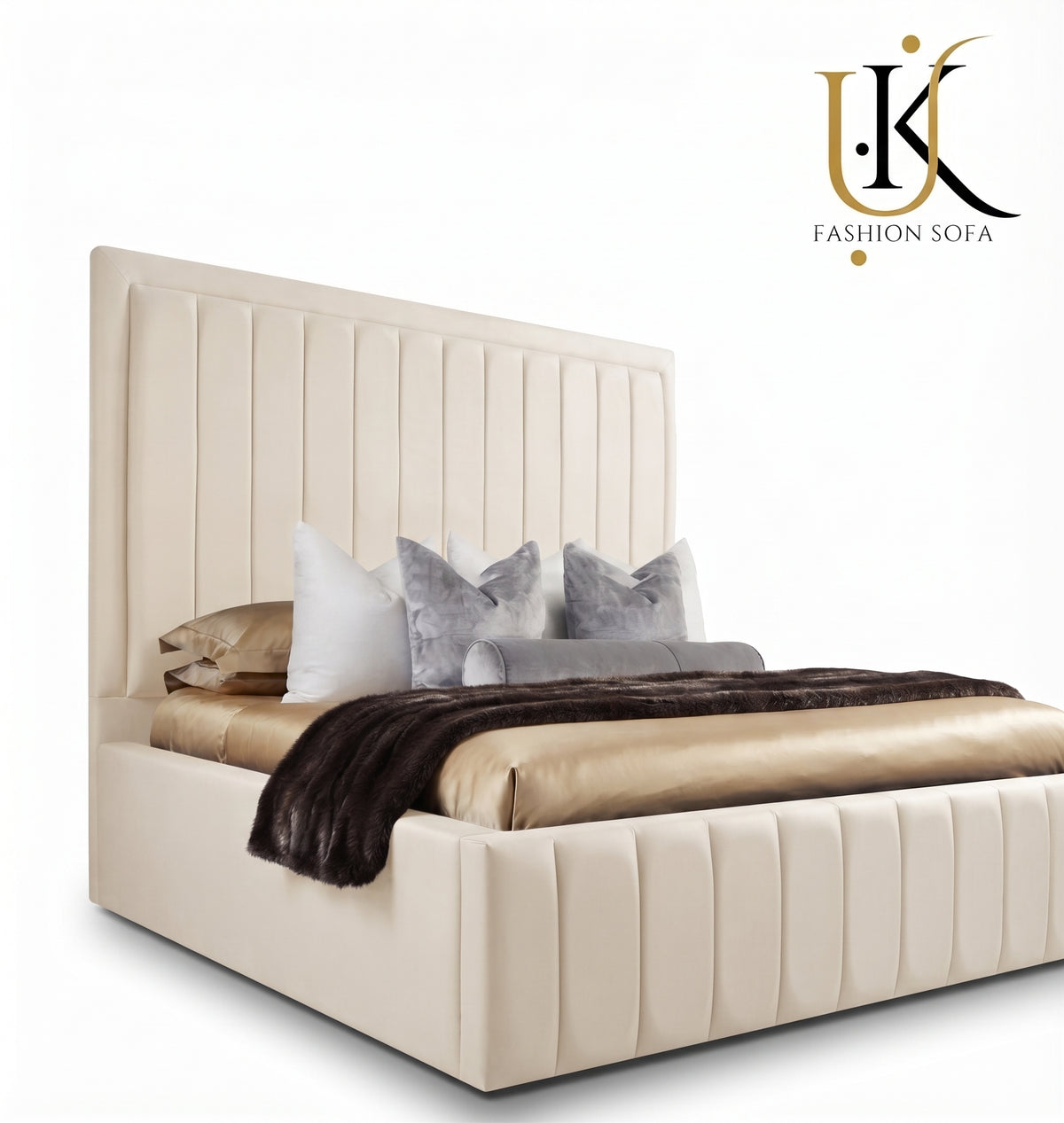 Duxiana luxury upholstered bed frame