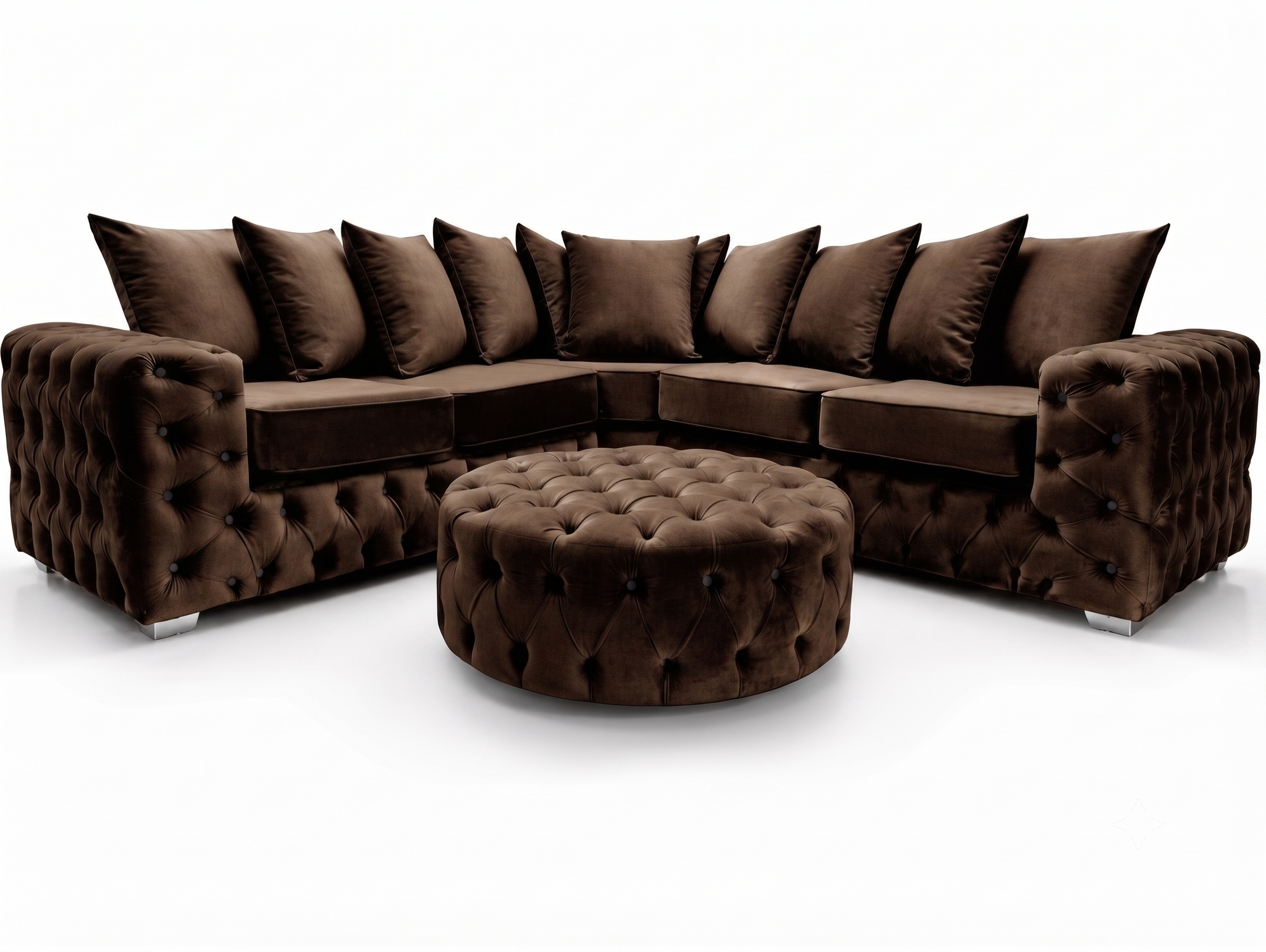 Luxury Scatter Back Fabric Sofa – Available in Multiple Colours