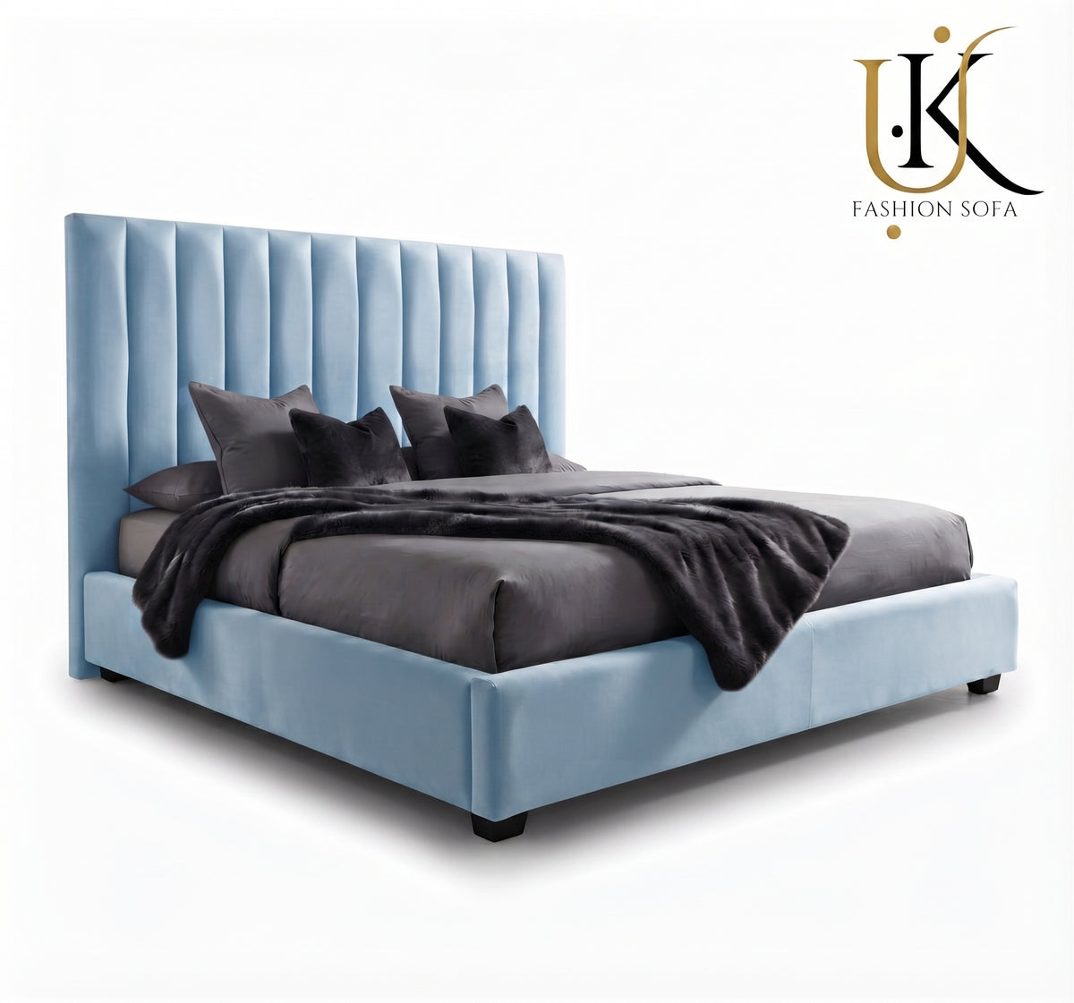 Dorchester tall wall mount headboard bed