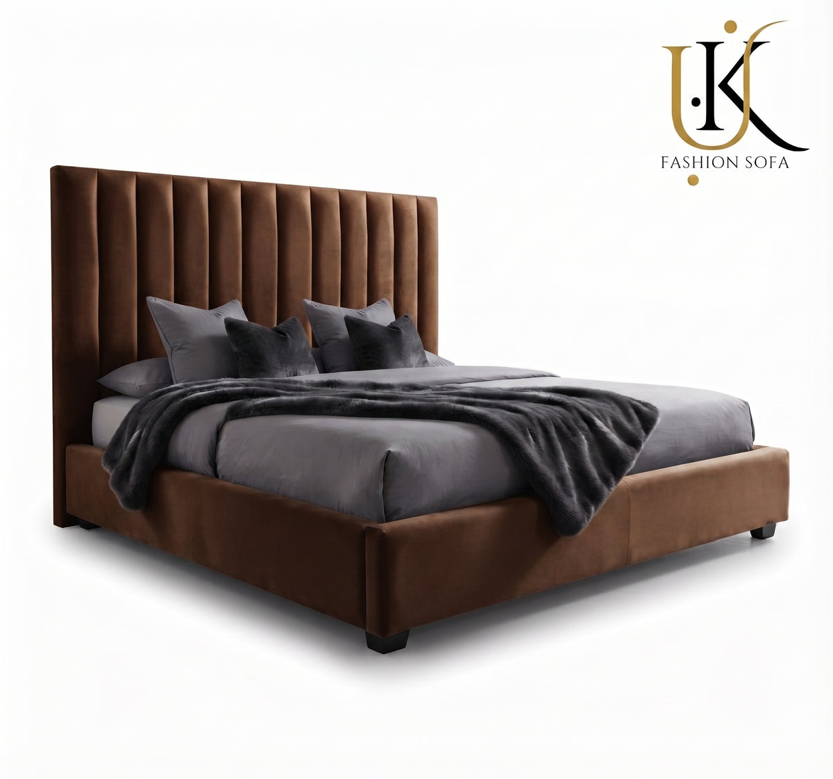 Dorchester tall wall mount headboard bed