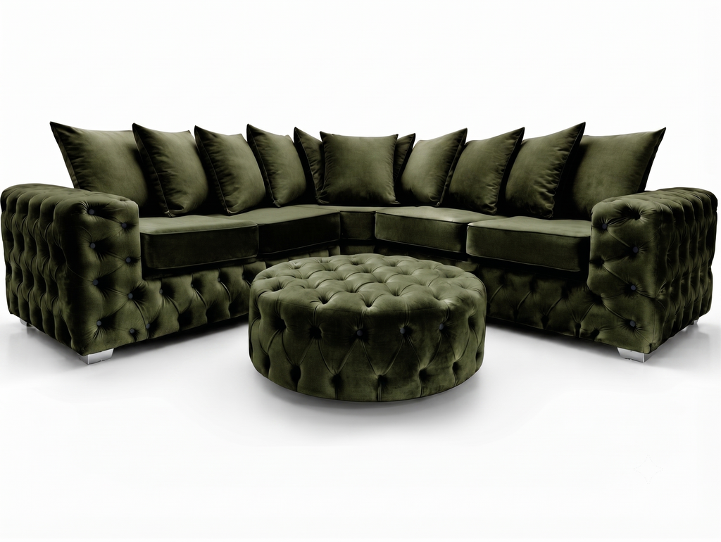 Luxury Scatter Back Fabric Sofa – Available in Multiple Colours