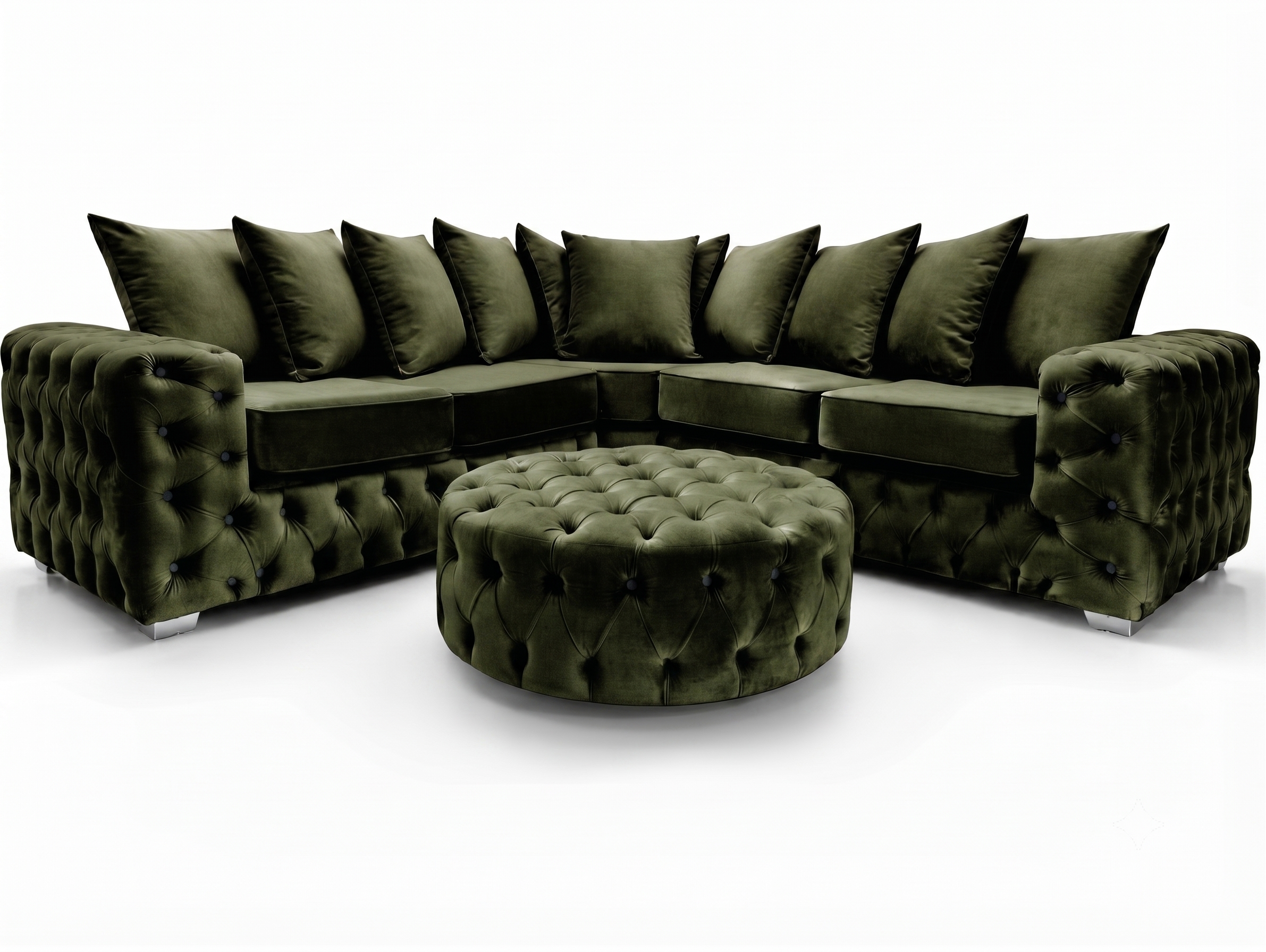 Luxury Scatter Back Fabric Sofa – Available in Multiple Colours