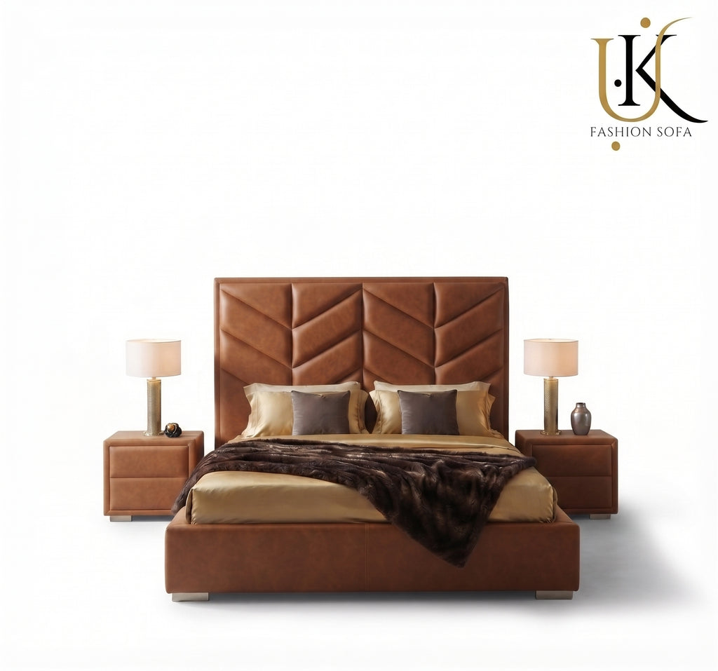 Elegance luxury upholstered bed