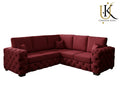 Ashton Chesterfield Corner Fabric Sofa Set