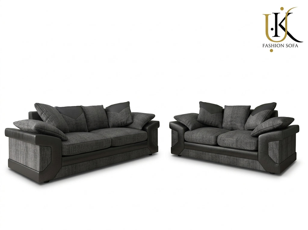 Dino Sofa Set  Upholstered Combination Fabric