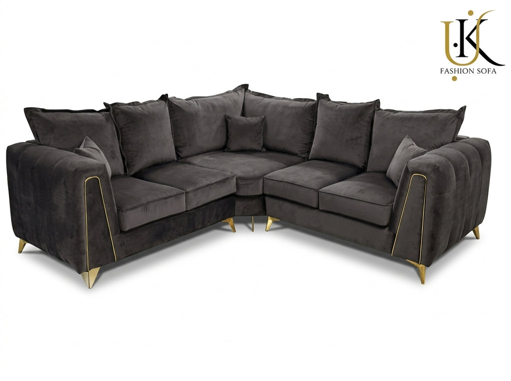 Aygill Corner Sofa – Modern Luxury Corner Sofa Set