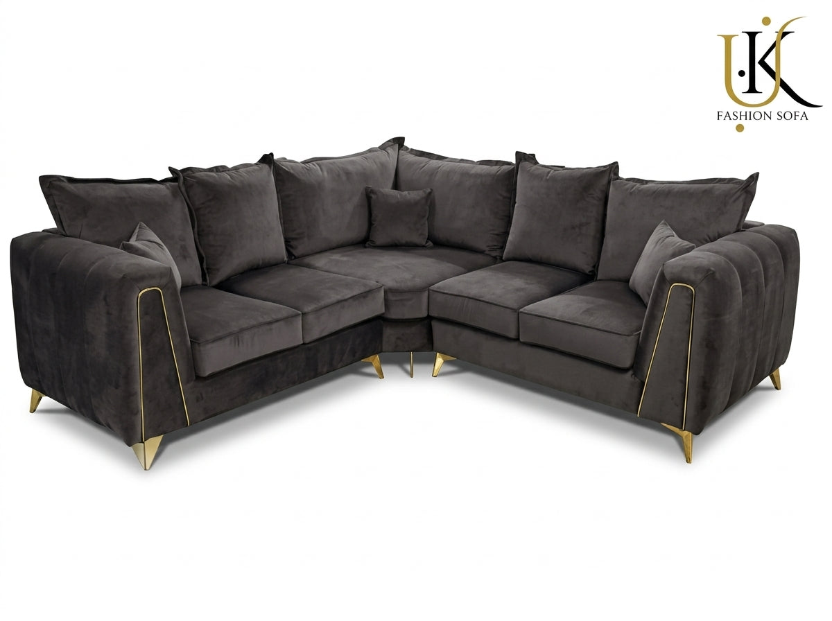 Aygill Corner Sofa – Modern Luxury Corner Sofa Set