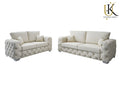 Ashton Chesterfield Fabric Sofa Set