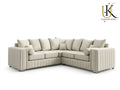Lilly Velvet Corner Sofa – Luxury U-Shape Design with Deep Cushions