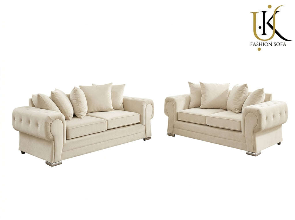 Verona Fabric Sofa Set