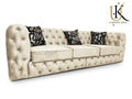 Luxury Chesterfield Sofa – Deep Button Tufted Upholstery