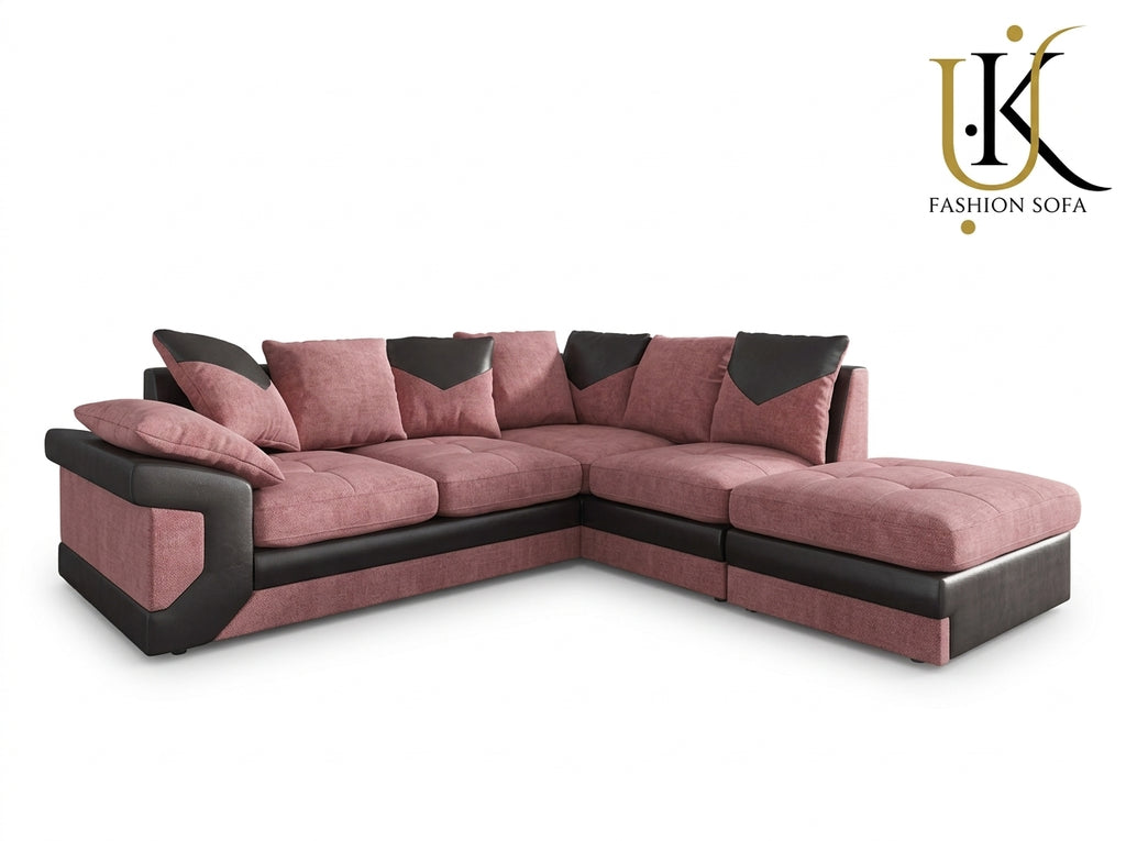 Dino Corner Sofa  Jumbo Cord Fabric