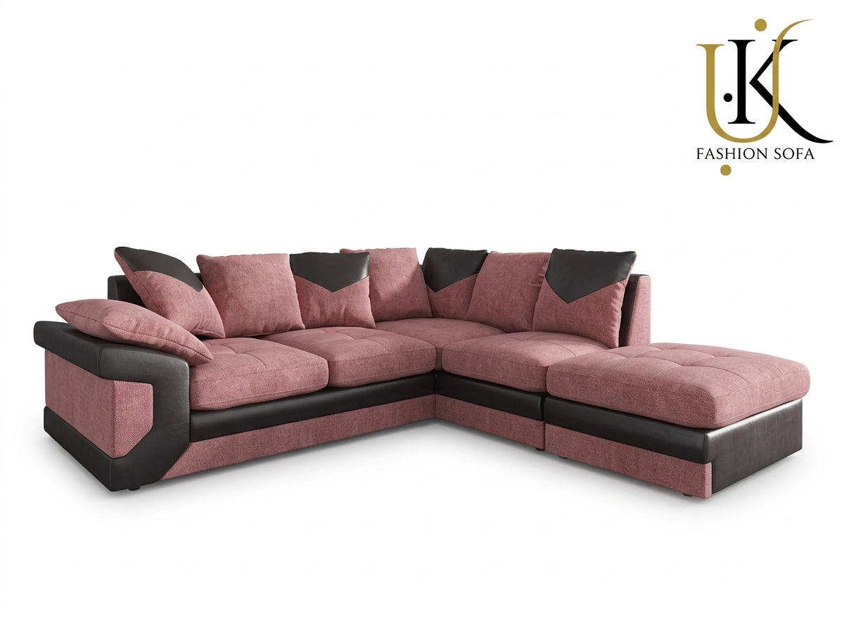Dino Corner Sofa  Jumbo Cord Fabric