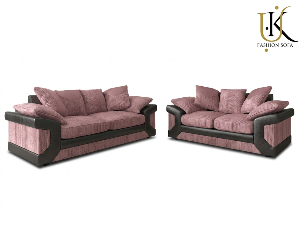 Dino Sofa Set  Upholstered Combination Fabric