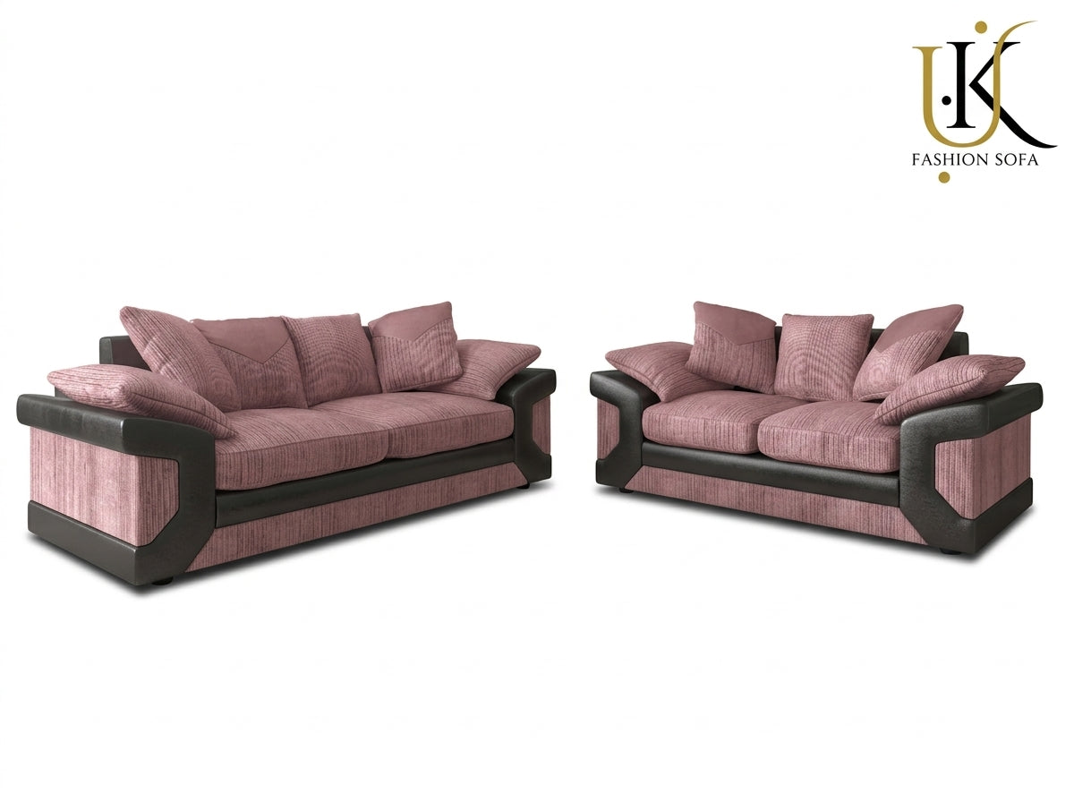 Dino Sofa Set  Upholstered Combination Fabric