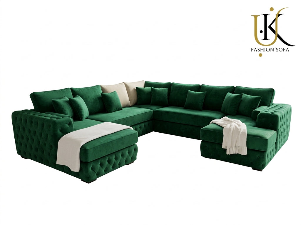 Modern Chesterfield Sectional Sofa