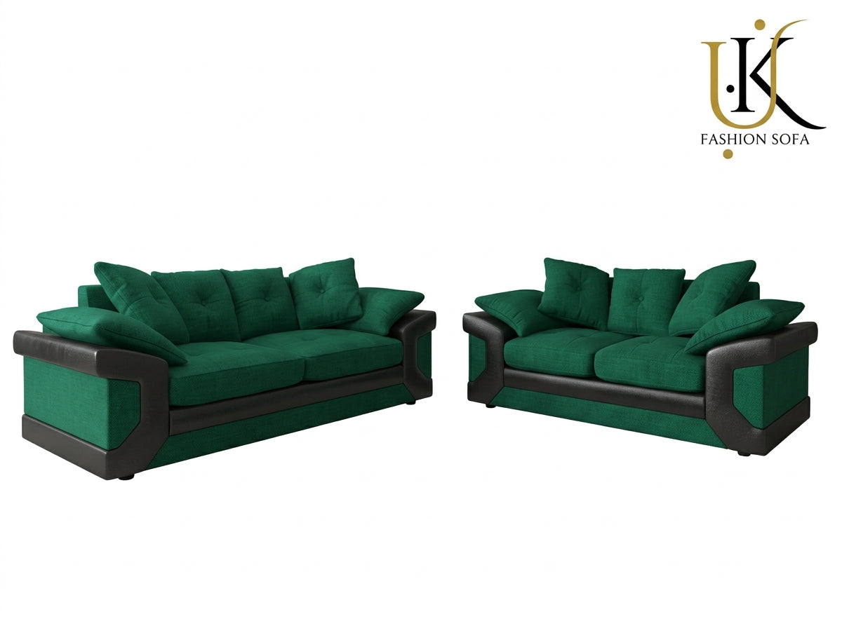 Dino Sofa Set  Upholstered Combination Fabric