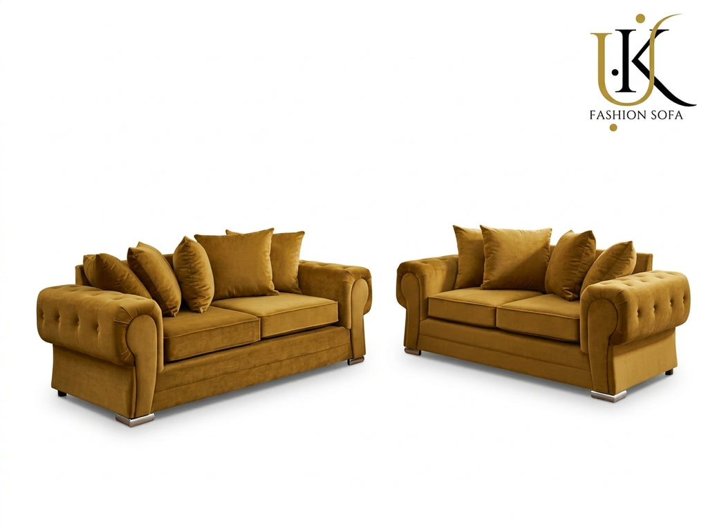 Verona Fabric Sofa Set