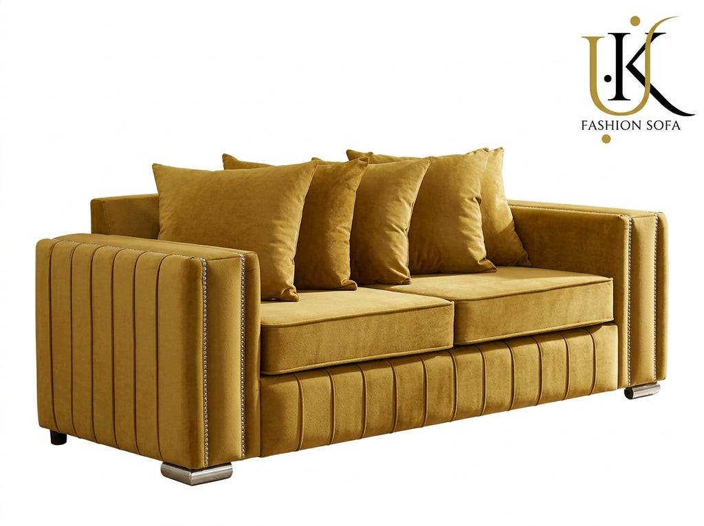 Lilly Velvet Sofa Set – Elegant Modern Design