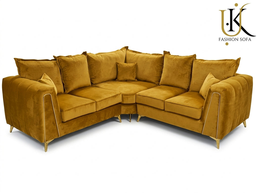 Aygill Corner Sofa – Modern Luxury Corner Sofa Set