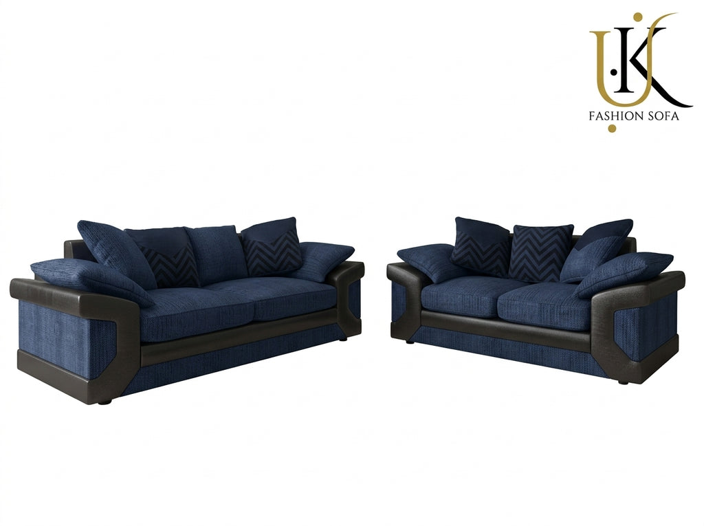 Dino Sofa Set  Upholstered Combination Fabric