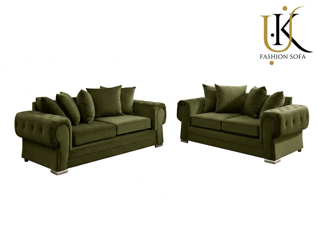 Verona Fabric Sofa Set