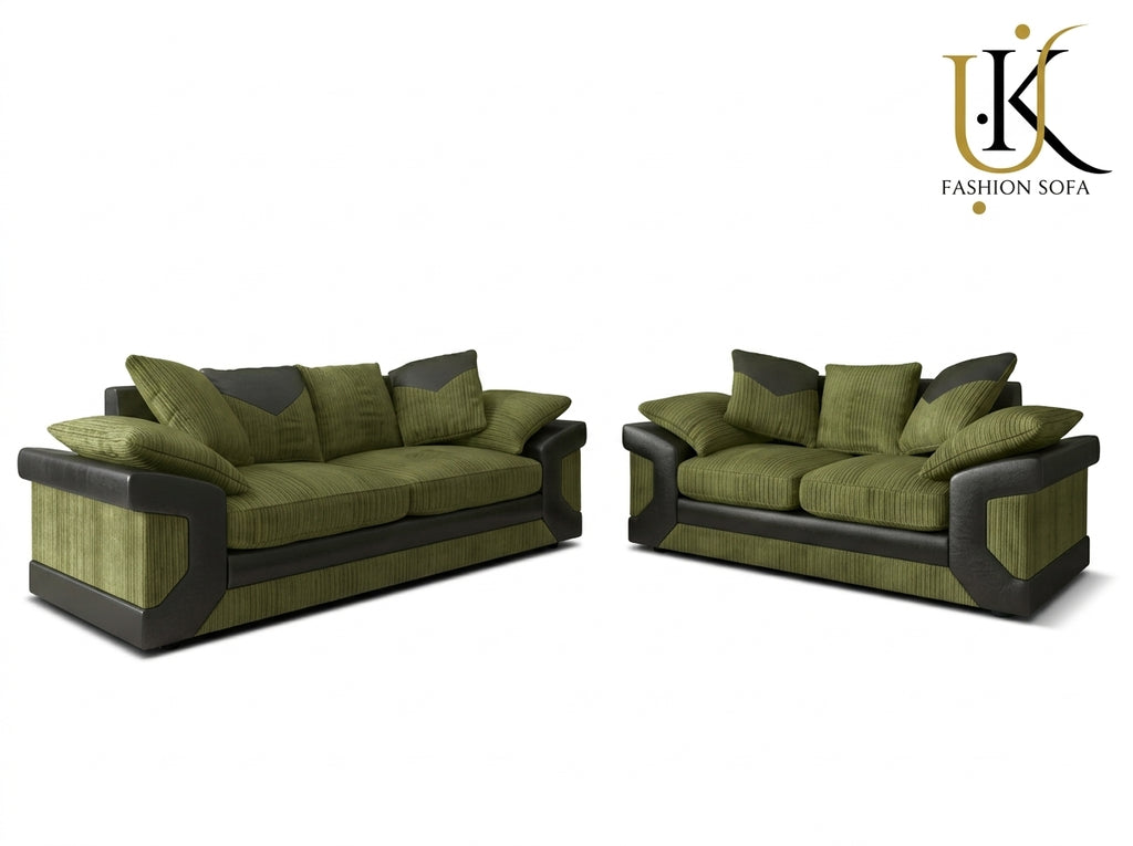 Dino Sofa Set  Upholstered Combination Fabric