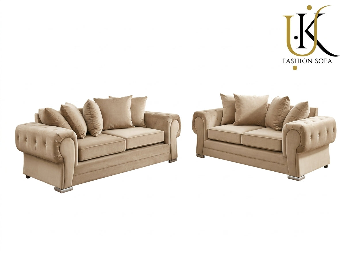 Verona Fabric Sofa Set