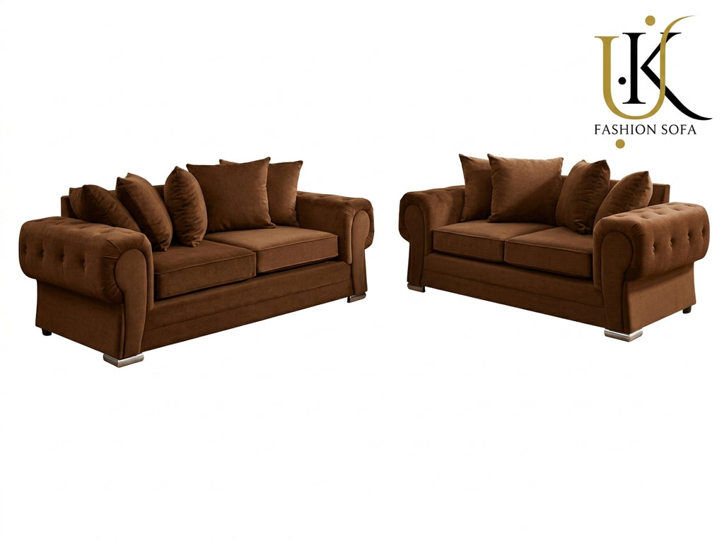 Verona Fabric Sofa Set